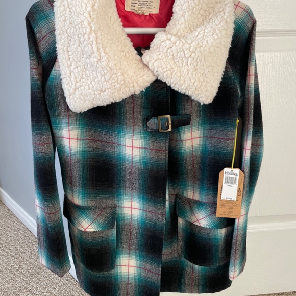 Billabong Brand New plaid Jacket - Picture 3 of 4